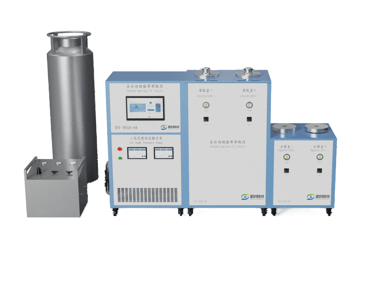 多釜聯用萃取系統SFE-950AH系列